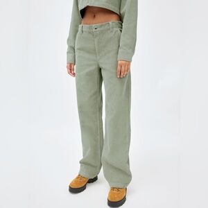 ARITIZIA TNA | Ripcord corduroy pant seafoam green| size 4